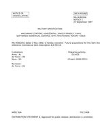 MIL MIL-M-80264 Notice 1 - Cancellation