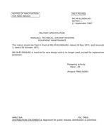 MIL MIL-M-81260A Notice 1 - Inactivation