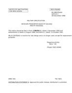 MIL MIL-R-22678 Notice 2 - Inactivation