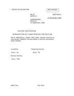MIL MIL-R-44023A Notice 2 - Validation