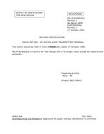 MIL MIL-R-81462 Notice 2 - Inactivation