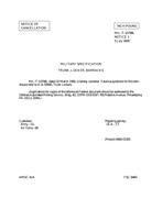 MIL MIL-T-10798L Notice 1 - Cancellation