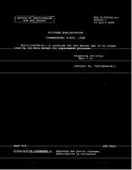 MIL MIL-T-23645H Notice 1 - Inactivation