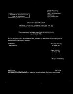MIL MIL-T-26225B Notice 1 - Inactivation