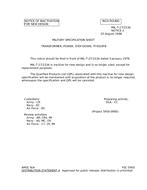 MIL MIL-T-27/153A Notice 2 - Inactivation