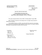MIL MIL-T-27/161A Notice 3 - Inactivation