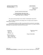 MIL MIL-T-27/168 Notice 2 - Inactivation