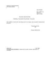 MIL MIL-T-28916 Notice 2 - Inactivation