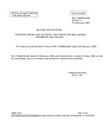 MIL MIL-T-46682A Notice 1 - Inactivation