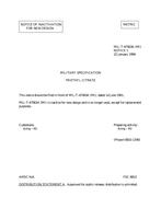 MIL MIL-T-47063A Notice 1 - Inactivation