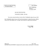 MIL MIL-T-50384 Notice 1 - Inactivation