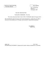 MIL MIL-T-50782 Notice 1 - Inactivation