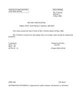 MIL MIL-T-5421B Notice 1 - Inactivation