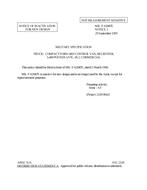MIL MIL-T-62087E Notice 1 - Inactivation
