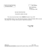 MIL MIL-T-63359 Notice 1 - Inactivation
