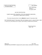 MIL MIL-T-63533 Notice 2 - Inactivation