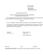 MIL MIL-T-7743F Amendment 1