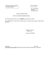MIL MIL-T-85284 Notice 1 - Inactivation
