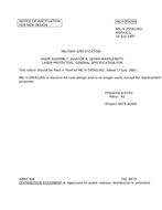 MIL MIL-V-29591 Notice 1 - Inactivation