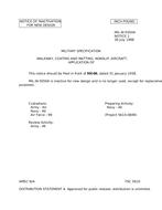 MIL MIL-W-5050A Notice 1 - Inactivation