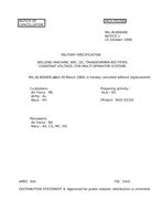 MIL MIL-W-80040E Notice 1 - Cancellation