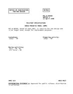 MIL MIL-W-89500 Notice 1 - Inactivation
