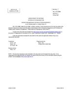 MIL MIL-STD-469B Notice 1 - Cancellation