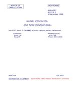 MIL JAN-A-187 Notice 1 - Cancellation