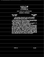 MIL JAN-C-99 Amendment 1