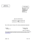 MIL MIL-C-27556A Notice 4 - Cancellation