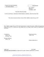 MIL MIL-F-48616 Notice 3 - Inactivation