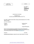 MIL MIL-HDBK-21 Notice 2 - Cancellation