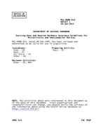 MIL MIL-HDBK-814 Notice 1 - Validation