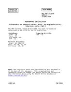 MIL MIL-PRF-27/147E Notice 1 - Validation