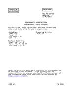 MIL MIL-PRF-27/69C Notice 1 - Validation
