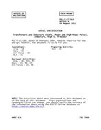 MIL MIL-T-27/168 Notice 4 - Validation