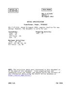 MIL MIL-T-27/325C Notice 3 - Validation