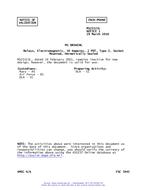 MIL MS25323L Notice 1 - Validation