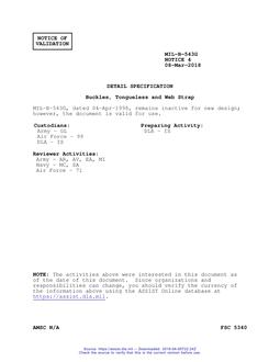 MIL MIL-B-543G Notice 4 - Validation 2