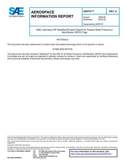 SAE AIR5747A SAE AIR5747A