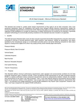 SAE AS8002B SAE AS8002B