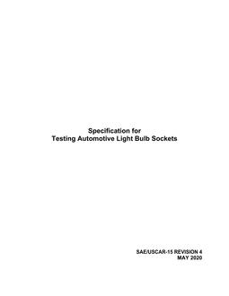 SAE USCAR15-4 SAE USCAR15-4