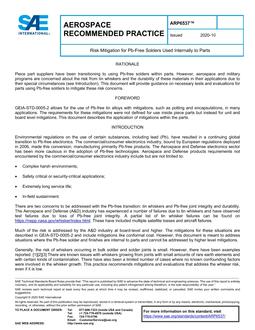 SAE ARP6537 SAE ARP6537