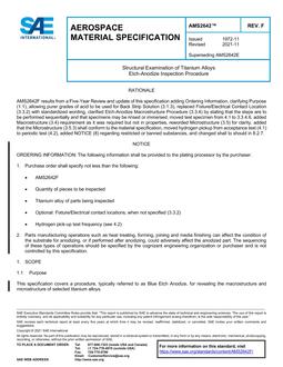 SAE AMS2642F SAE AMS2642F