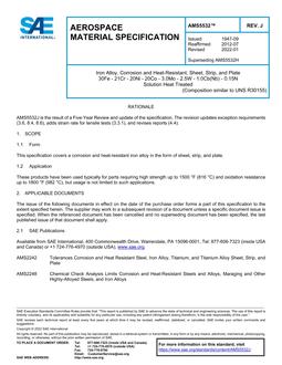 SAE AMS5532J SAE AMS5532J