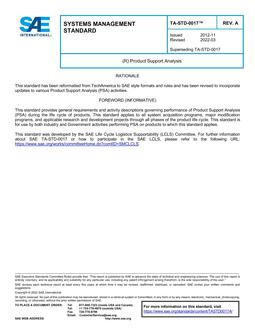 SAE TASTD0017A SAE TASTD0017A