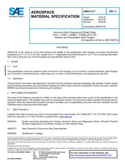 SAE AMS4133F SAE AMS4133F